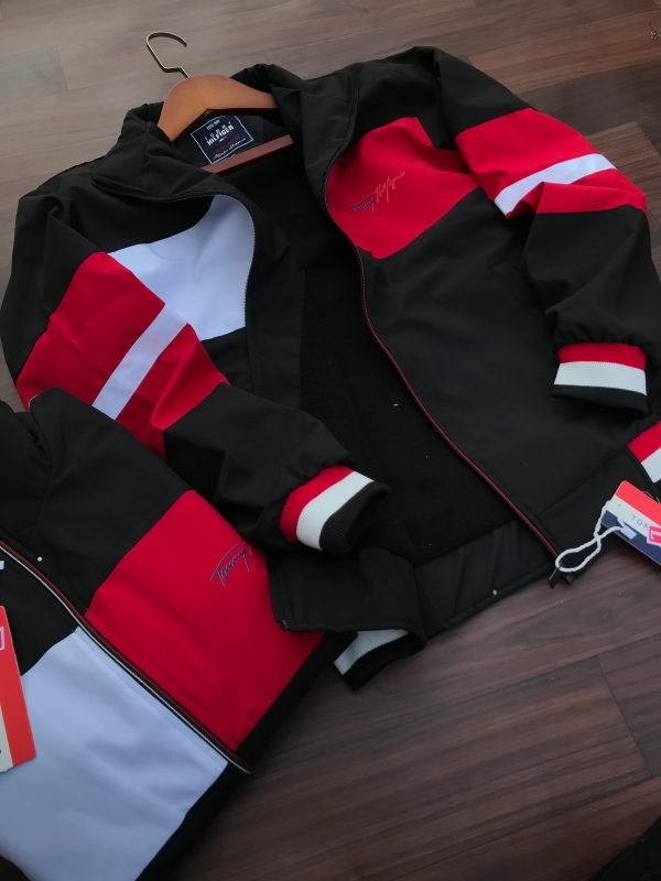 premium quality tommy hilfiger jacket both side pocket with zip for men - Image 4
