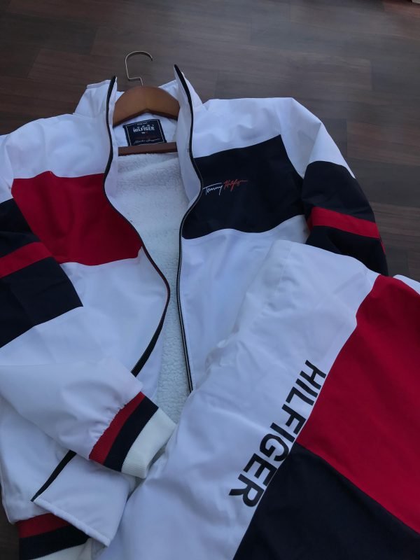 premium quality tommy hilfiger jacket both side pocket with zip for men - Image 2